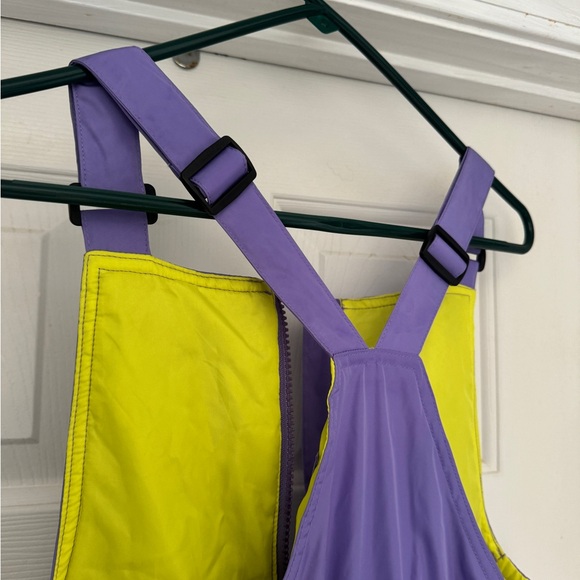 LANDSEND Youth Size 14 Snow Bibs. Color- Purple, Inseam 27 inches. Gently used - Picture 5 of 8